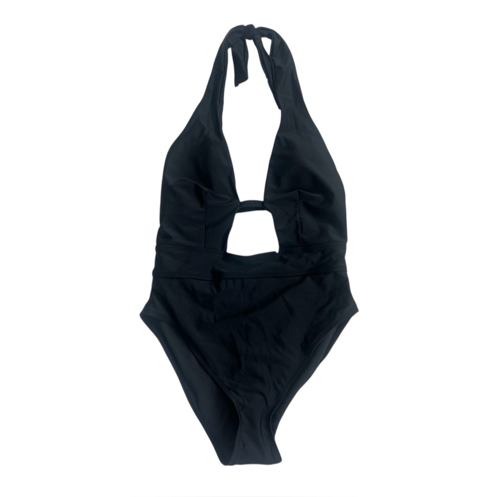 Adore Me NEW Black Brinlee Contour One Piece Swimsuit - Size Medium - Picture 2 of 12